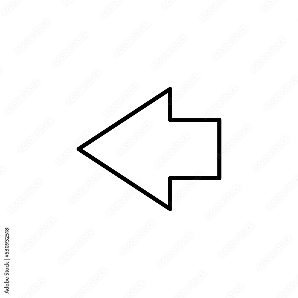 Arrow icon for web and mobile app. Arrow sign and symbol for web design.