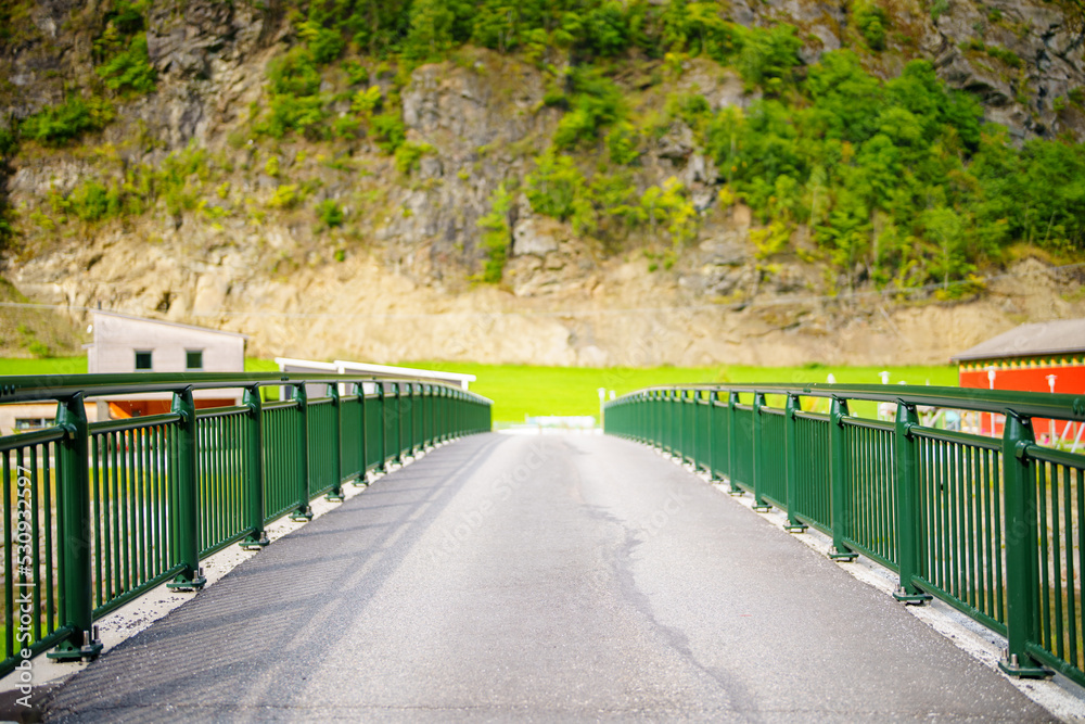 Bridge over river in Norway Bridge over river in Norway