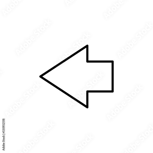 Arrow icon for web and mobile app. Arrow sign and symbol for web design.