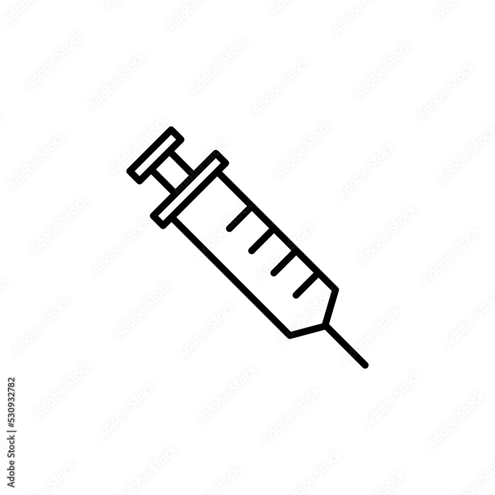 Syringe icon for web and mobile app. injection sign and symbol. vaccine icon Syringe icon for web and mobile app. injection sign and symbol. vaccine icon