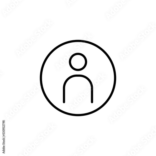 User Icon for web and mobile app. person sign and symbol. people icon.
