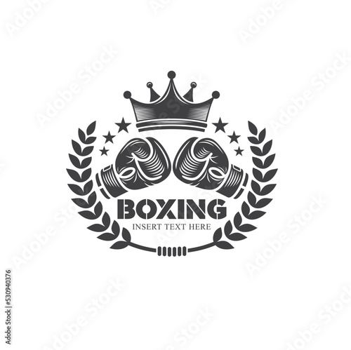 illustration of boxing, sport, vector art. hand clenched