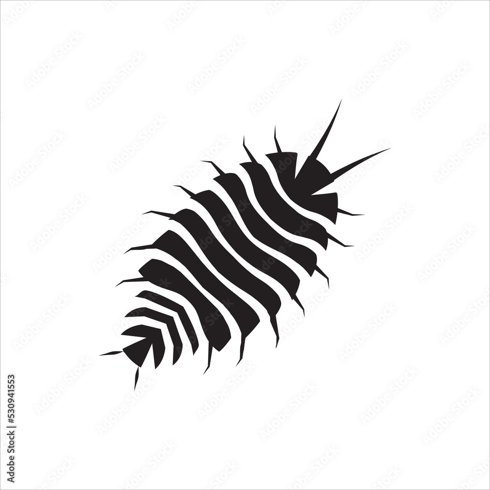 Black and white pest silhouette Black and white pest silhouette