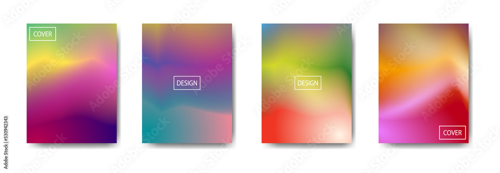 	
set of abstract background with beautiful gradation color, colorful background for poster flyer banner backdrop.vertical banner.cool fluid background vector illustration