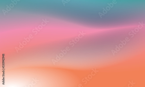 Colorful gradations, pink, blue, and brown background gradations, textures, soft and smooth