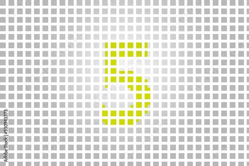 Number 5 pixel