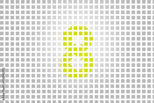 Number 8 pixel