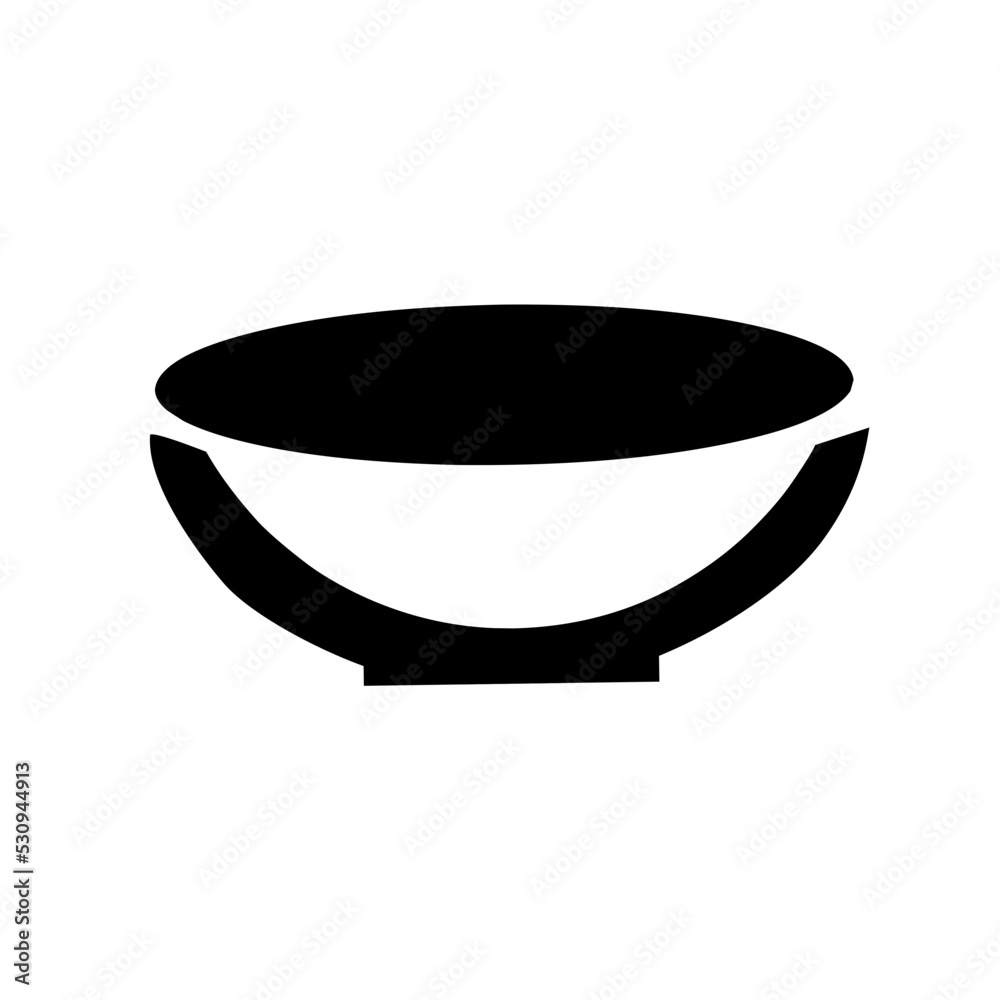 Bowl icon illustration Bowl icon illustration