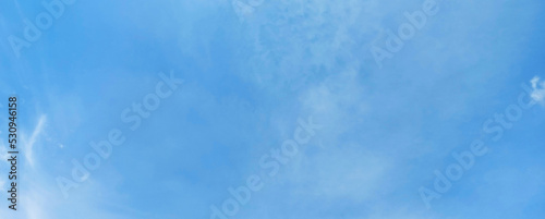 clear sky with clear clouds