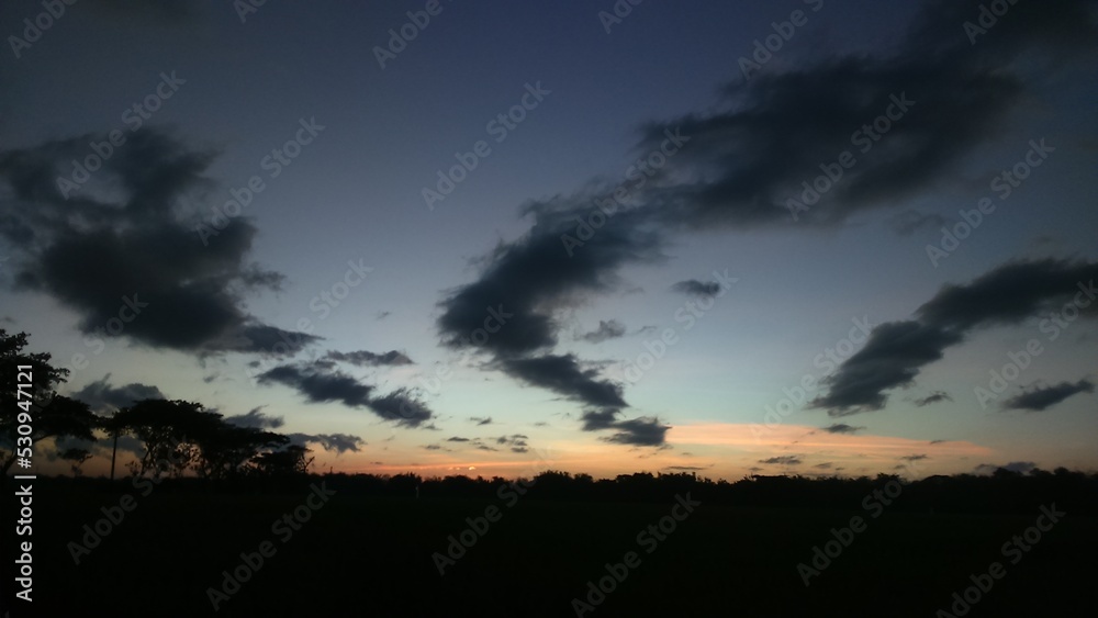 time lapse clouds