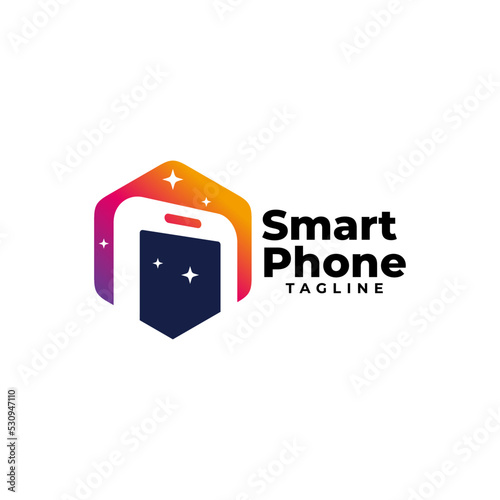 Phone store logo icon concept vector isolated