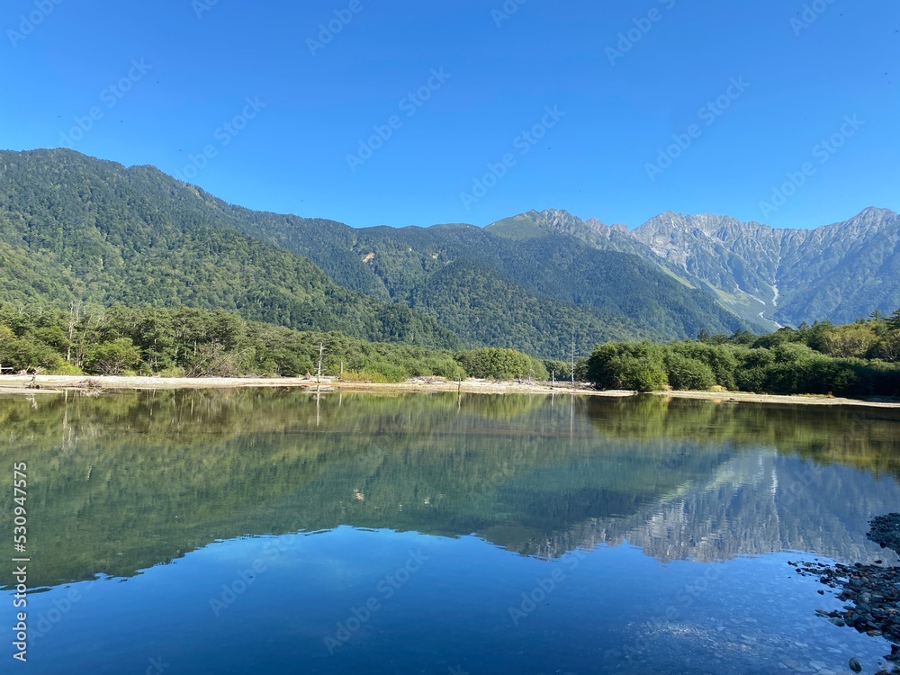 Mountains and RIver, Kamikochi, Nagano,Japan Mountains and RIver, Kamikochi, Nagano,Japan