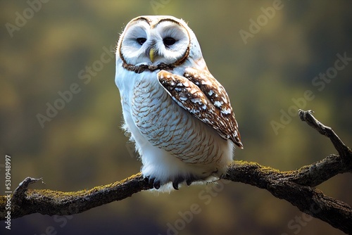 Billede på lærred Snowy Owl on the Prowl in Winter