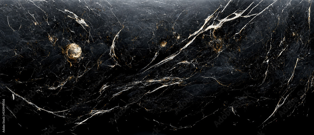 Luxury abstract fluid art ,  mixture of black, gray and gold abstract of marble background - obrazy, fototapety, plakaty 