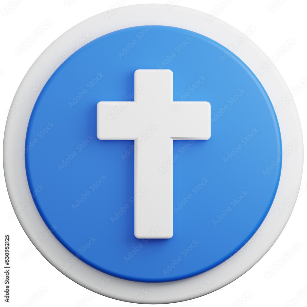 Obraz premium 3d rendering of church sign