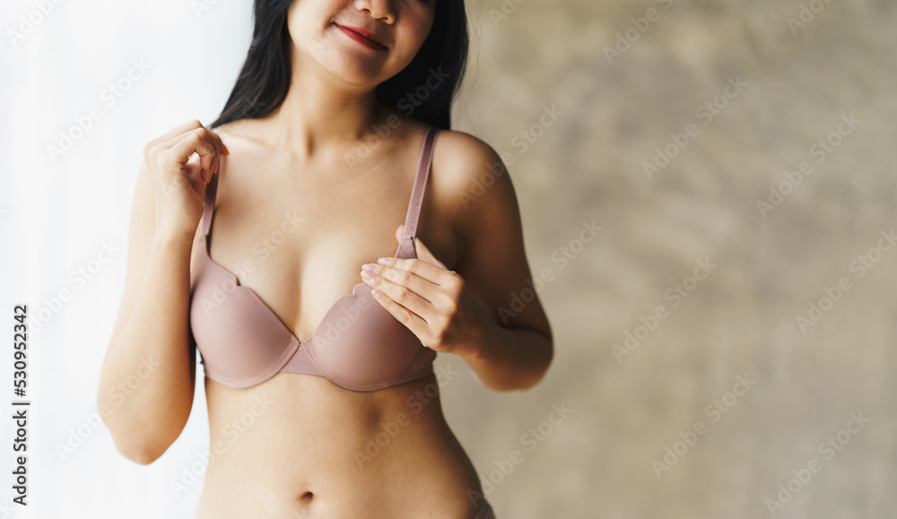 Fototapeta premium Perfect female body. Beautiful Woman in underwear, Body care concept.