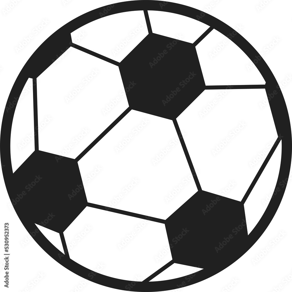 Black soccer ball Football Icon Sign Symbol Black soccer ball Football Icon Sign Symbol