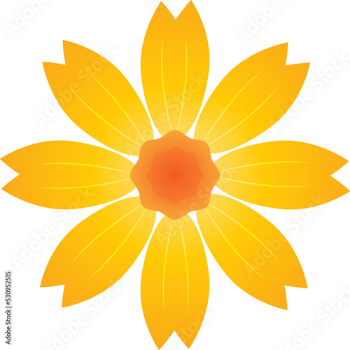 Flower icon sign symbol