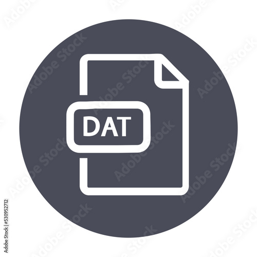 DAT File format icon
 