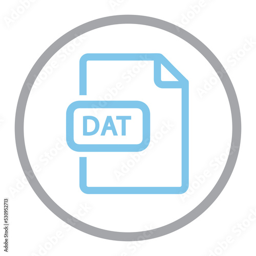 DAT File format icon
 