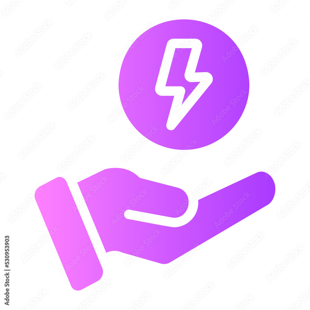 electric energy icon electric energy icon
