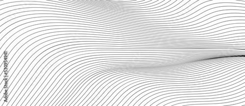 diagonal stripe line background. minimal wavy lines abstract futuristic tech background. Wave with lines created using blend tool. Curved wavy line, smooth stripe