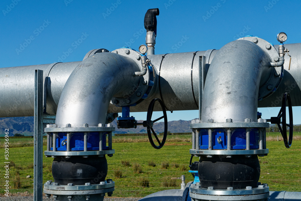 Large scale irrigation system on a dairy farm, Large scale irrigation system on a dairy farm,