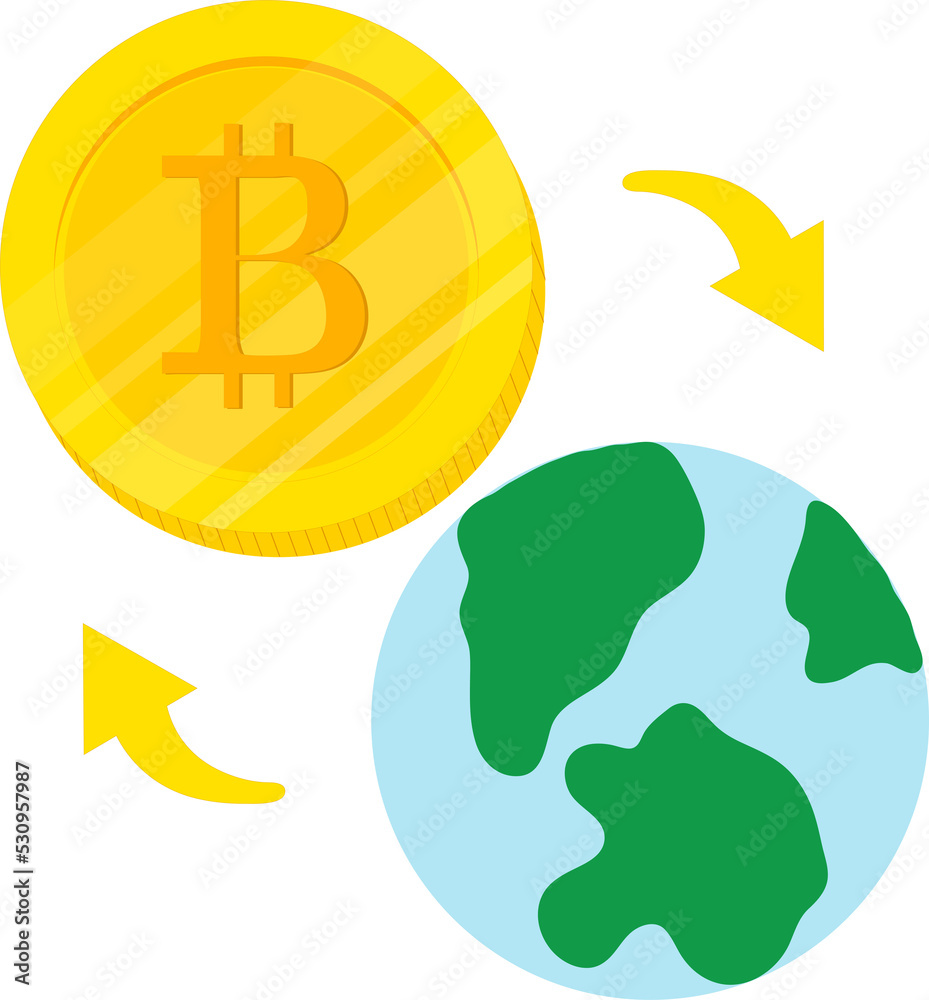 Bitcoin icon hand drawn design Bitcoin icon hand drawn design
