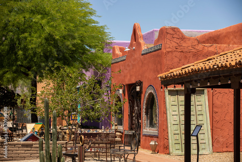Daytime view of the historic downtown section of Tubac, Arizona, USA. photo