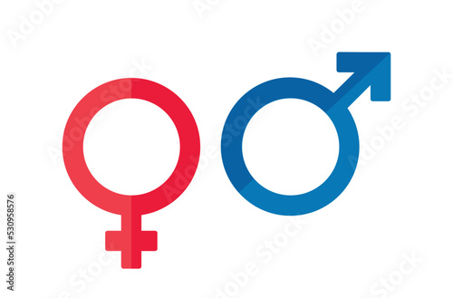 gender icon symbol. vector illustration