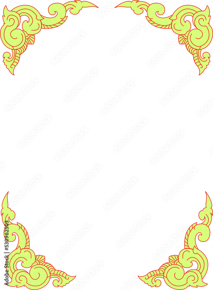 leaves frame leaves frame