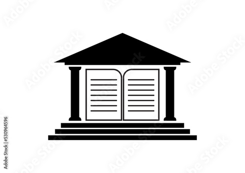 library icon on white background 