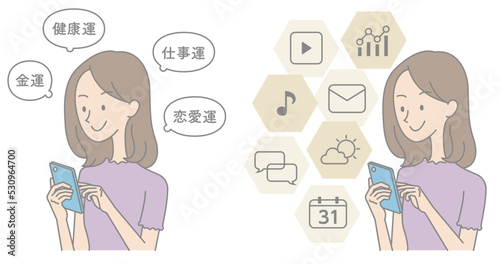 woman-operates-a-smartphone