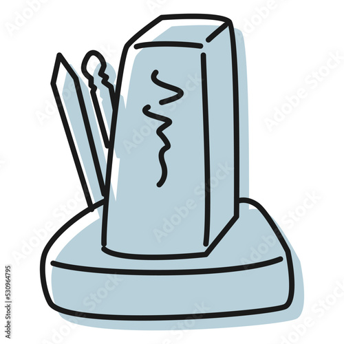 お墓のイメージイラスト