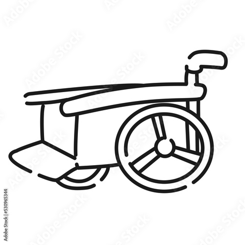 車イスのイメージイラスト