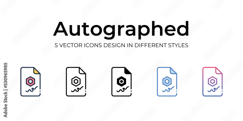 nft autographed icons set vector illustration. vector stock, nft autographed icons set vector illustration. vector stock,