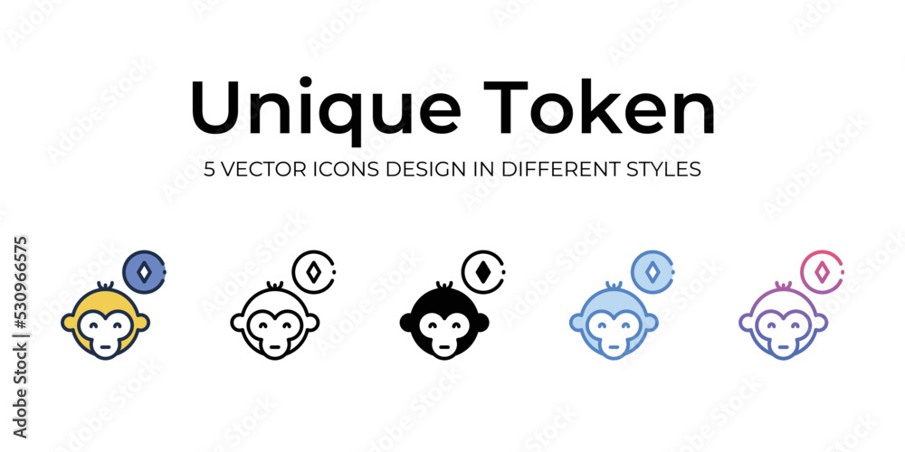 nft unique token icons set vector illustration. vector stock, nft unique token icons set vector illustration. vector stock,