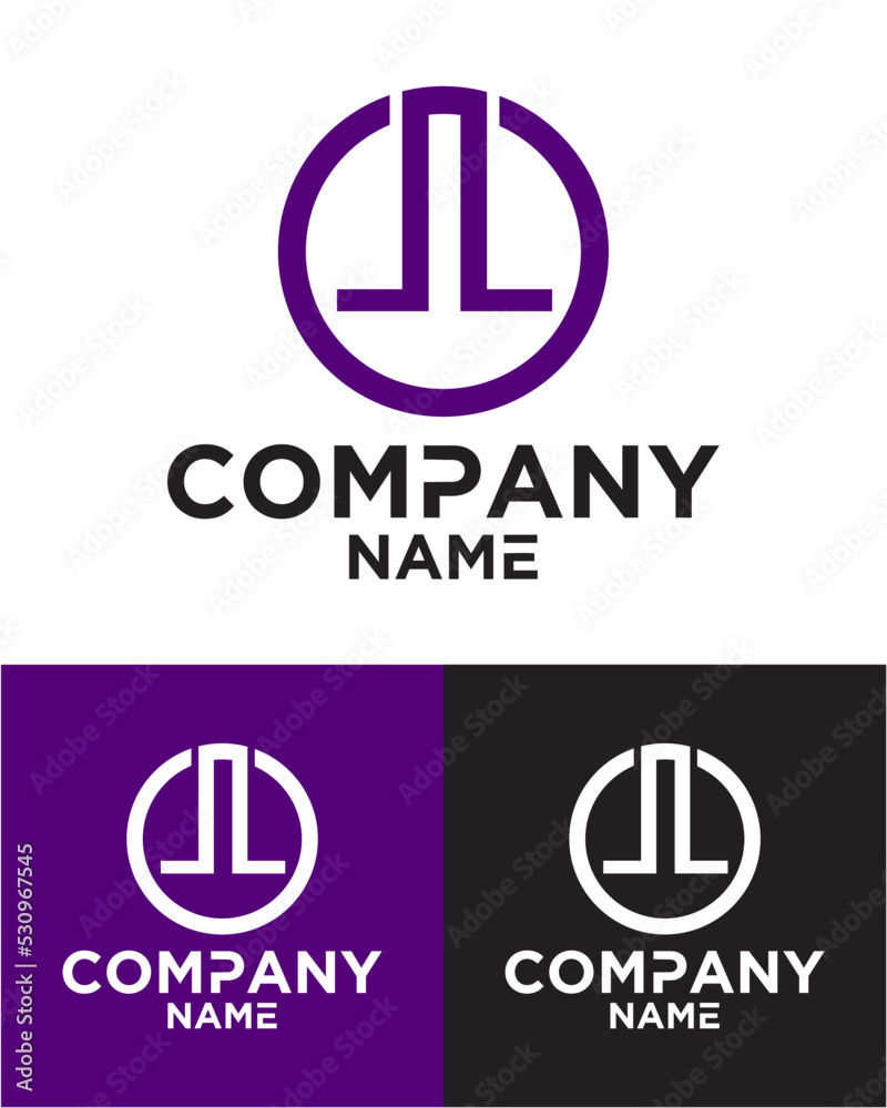 Initial letter l l logo vector design template Initial letter l l logo vector design template