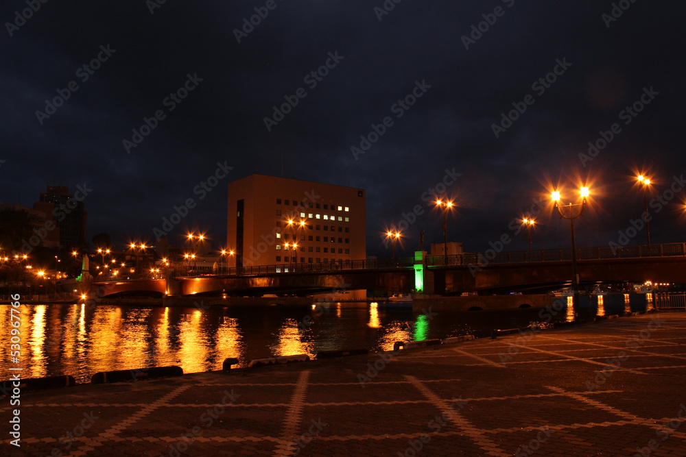 Obraz premium 釧路の夜景