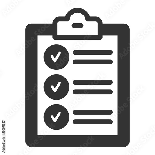 Completed training program - icon, illustration on white background, glyph style