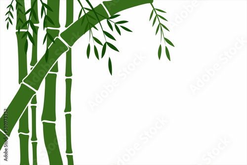 Bamboo Wall Decorating Art  Bamboo Painting for decoration  Bamboo Vector Art