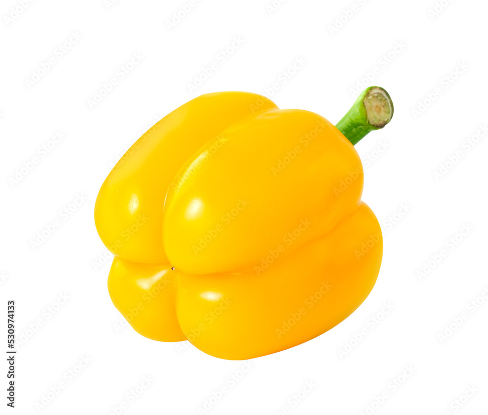 Yellow pepper on transparent png Yellow pepper on transparent png
