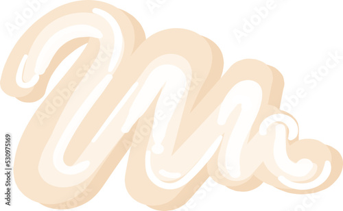 Burger mayonnaise icon cartoon vector. Cheese hamburger. Bun food