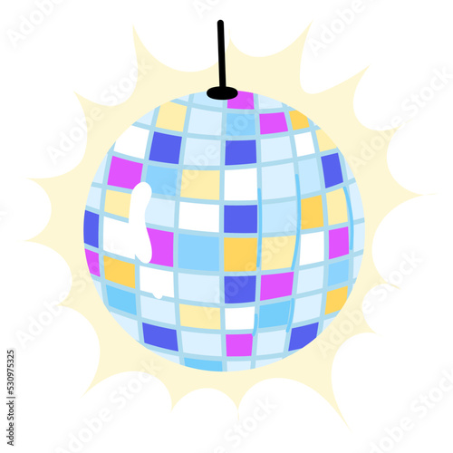 A disco ball flat icon download