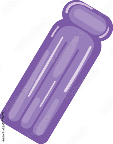 Pool mattress icon cartoon vector. Summer float. Rubber equipment