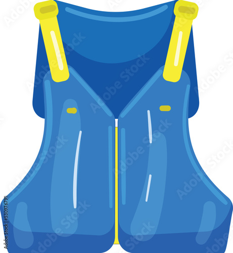 Pool swim vest icon cartoon vector. Water equipment. Rubber ring