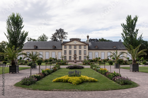 Historical Orangerie building at the Parc de l'Orangerie in Strasbourg. France