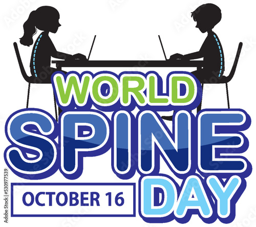 World Spine Day Banner Design