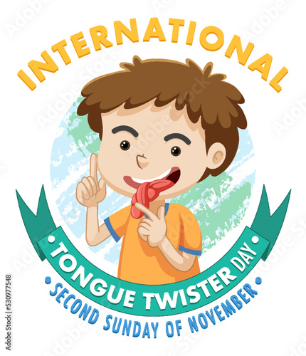 International Tongue Twister Day Banner Design