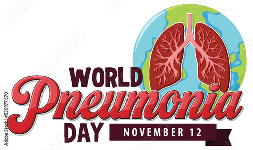 World Pneumonia Day Banner Design